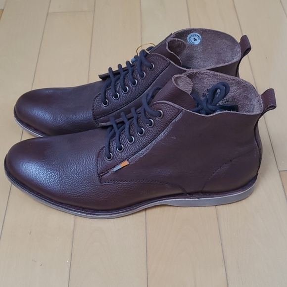 Frank Wright Mortimer II Brown Leather Boots - Picture 3 of 5